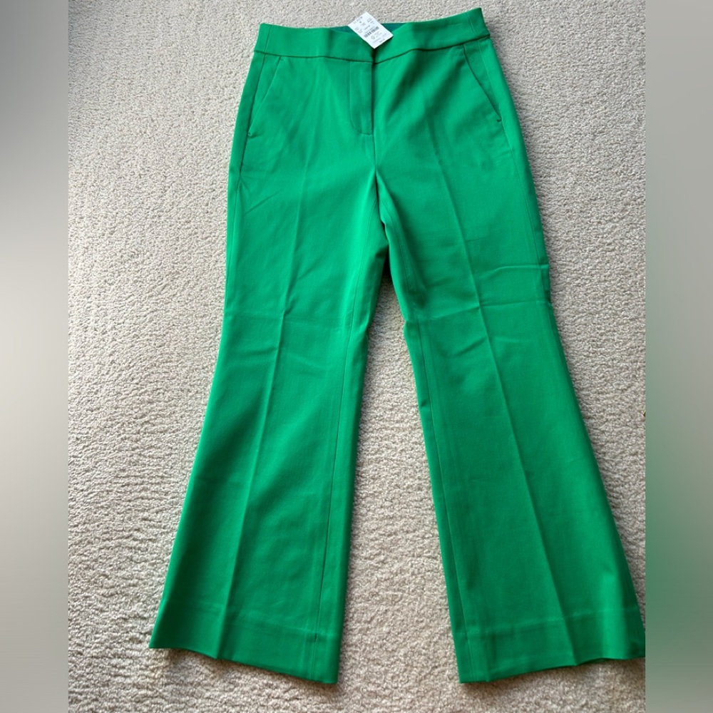 J crew factory green pants size 2